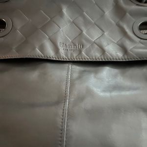 Hammitt Los Angeles Montana Large Reversible Crossbody Pewter/Black BS $595